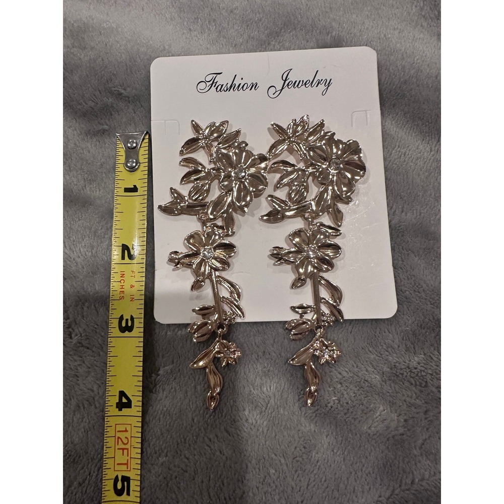 Fashion Jewelry Dangle Drop Earrings Floral  Statement